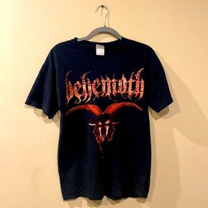 Unisex, black, cotton, short sleeve, crew neck 08 Behemoth Polish Band Shirt M